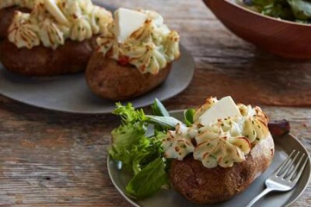 Riverway Mikes- Shepherd's Pie Loaded Baked Potatoes