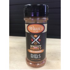 Wassi's Rib Rub &amp; Seasoning - Sweet &amp; Smoky