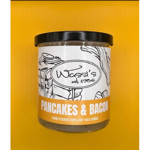 Wassi’s Single Wick Candle - Pancakes &amp; Bacon