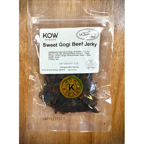 Wassi + Kow Steaks Wagyu Beef Jerky - Sweet Gogi